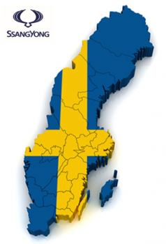 SSangYong bilen för Sverige