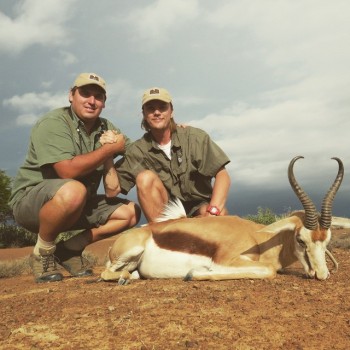 Tryck För film när Viktor Philpson jagar Springbok i Eastern Cape