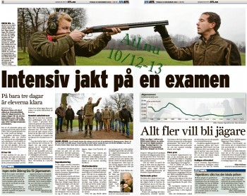 Artikel om ta jägarexamen www.Atl.nu Dec 2013