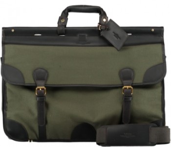 travel bag green canvas 2